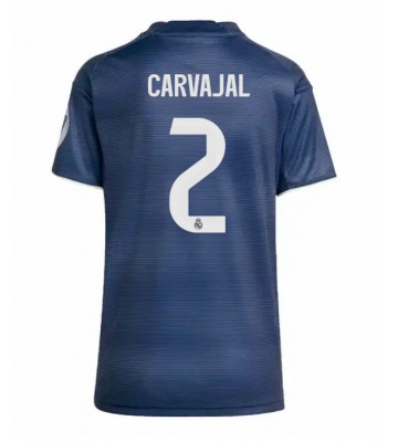 Real Madrid Daniel Carvajal #2 Udebanetrøje Dame 2025-26 Kortærmet